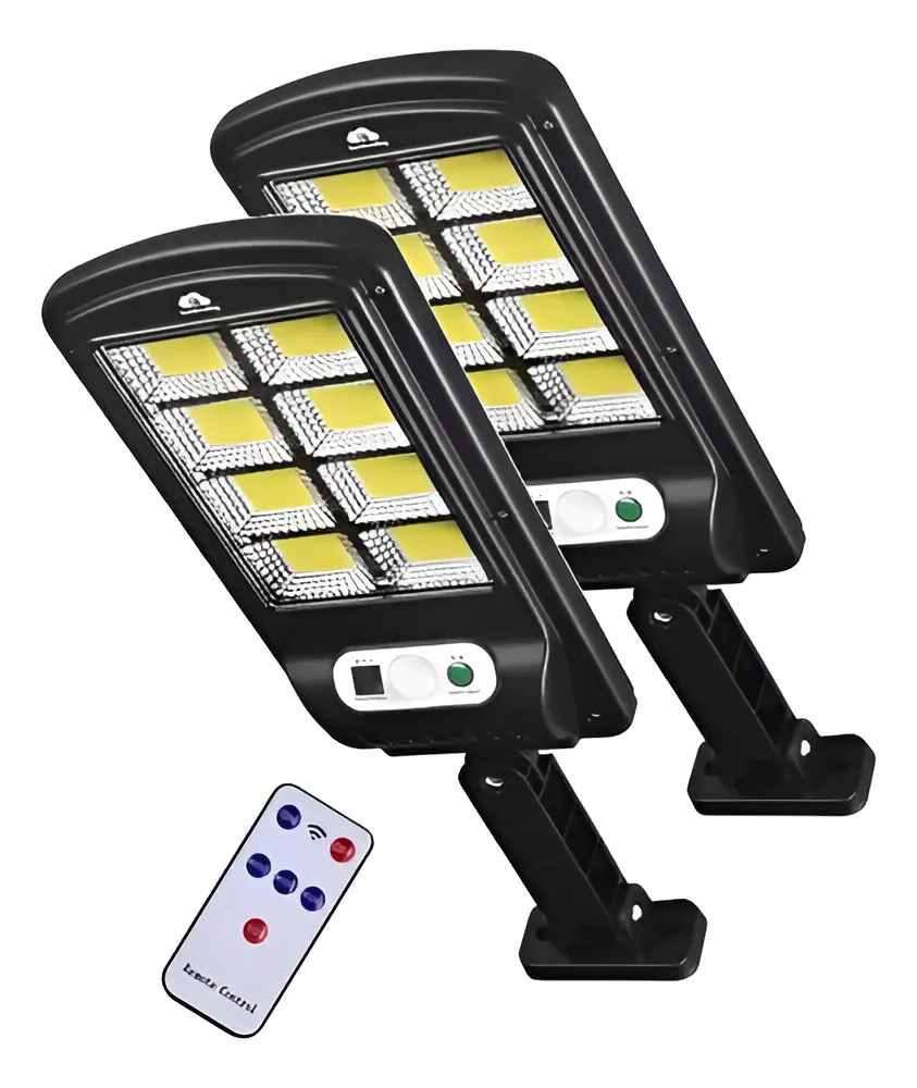 Lâmpada Solar Quintal Jardim automática sem fio à prova d'água pack 4