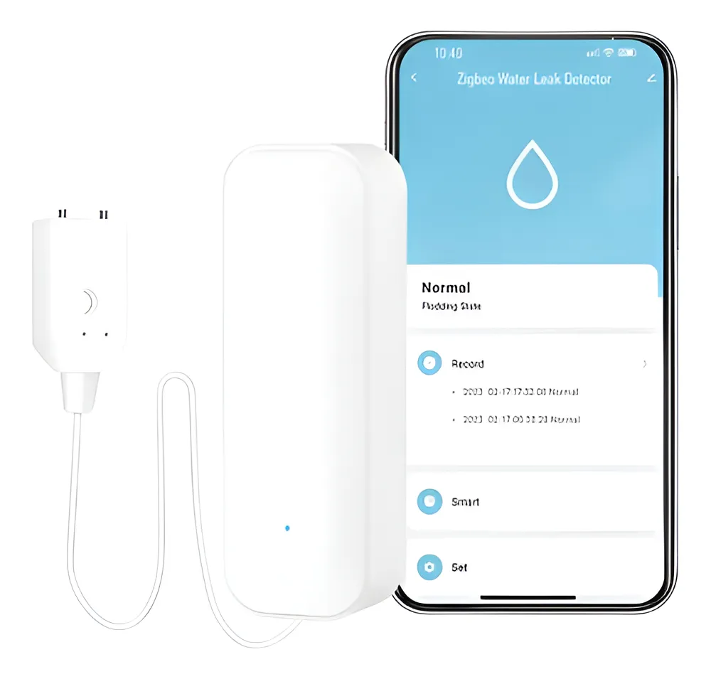 Detector de Vazamento de Água alarme 85dB geladeira máquina lavar banheiro